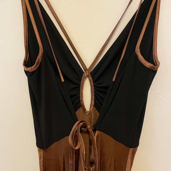 bec + bridge Black and Bronze Dress - Picture 5 of 7